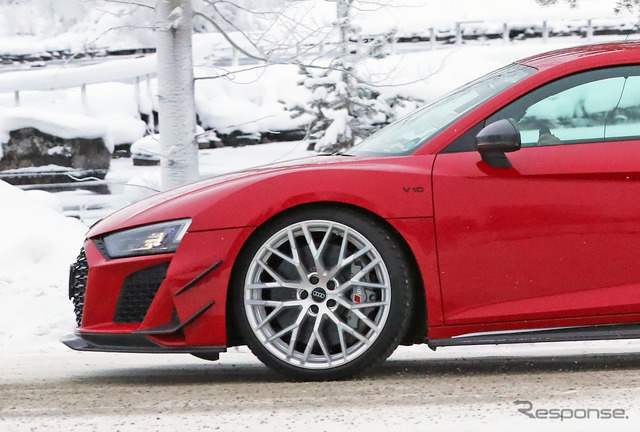 アウディ R8 RWD GT プロトタイプ(スクープ写真)