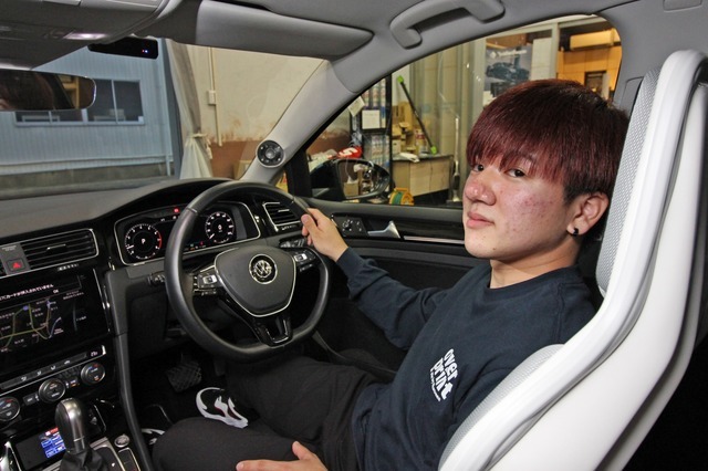 car audio newcomer! VW ゴルフ(オーナー:山野竜希さん) by custom&car Audio PARADA 後編