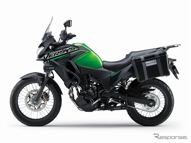 カワサキ ヴェルシス-X 250 ツアラー(キャンディライムグリーン×メタリックフラットスパークブラック)