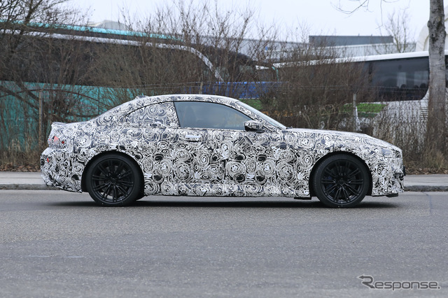 BMW M2クーペ 次期型プロトタイプ(スクープ写真)