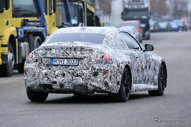 BMW M2クーペ 次期型プロトタイプ(スクープ写真)