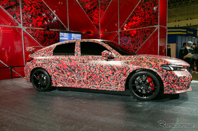 ホンダ『シビック・タイプR』プロトタイプ実車を公開…東京オートサロン2022