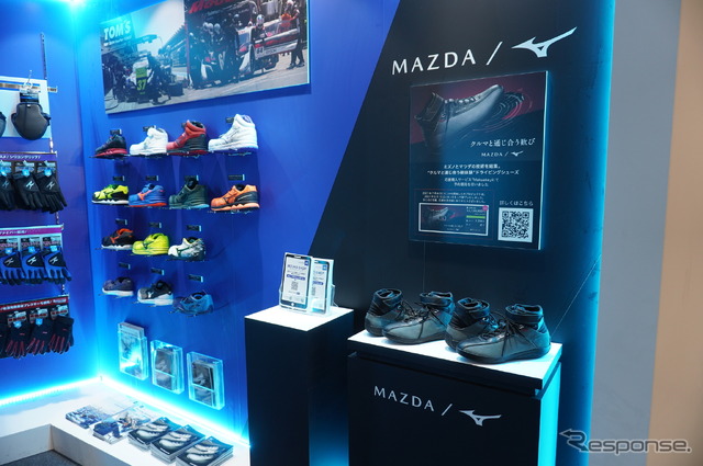 スポーツメーカーのミズノが東京オートサロン2022に初出展
