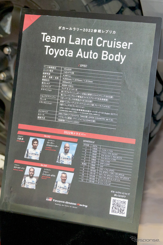 Team Land Cruiser Toyota Auto Body（東京オートサロン2022）