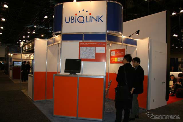 【ITS世界会議08】ケータイを活用したプローブ技術を世界にアピール…ユビークリンク