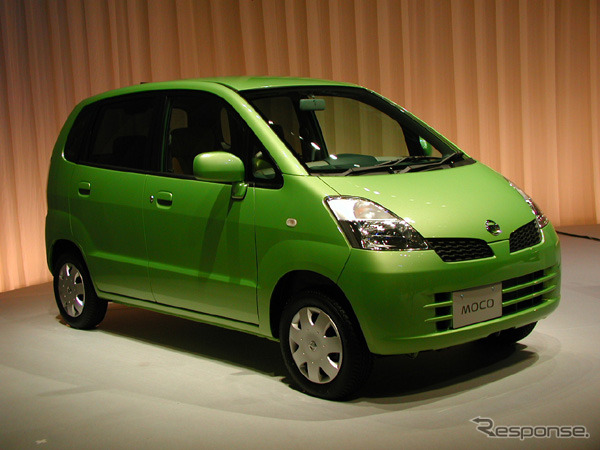 【日産『モコ』発表】“黄色いニッサン”のボディは緑???