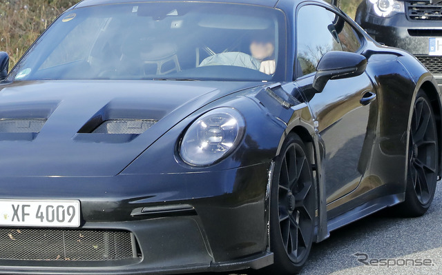 ポルシェ 911 GT3 RS 新型プロトタイプ(スクープ写真)
