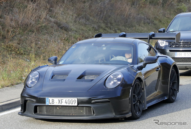 ポルシェ 911 GT3 RS 新型プロトタイプ(スクープ写真)