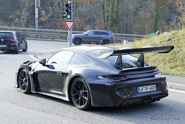 ポルシェ 911 GT3 RS 新型プロトタイプ(スクープ写真)