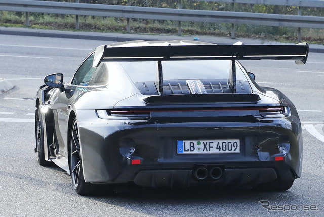 ポルシェ 911 GT3 RS 新型プロトタイプ(スクープ写真)