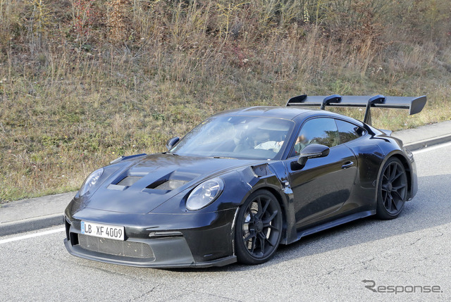ポルシェ 911 GT3 RS 新型プロトタイプ(スクープ写真)