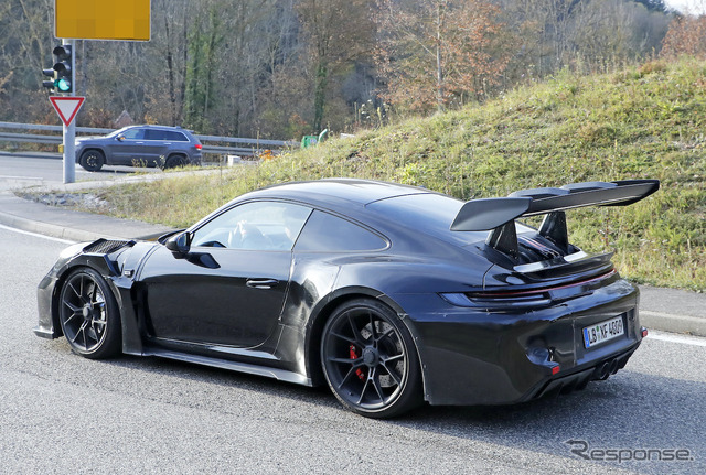ポルシェ 911 GT3 RS 新型プロトタイプ(スクープ写真)