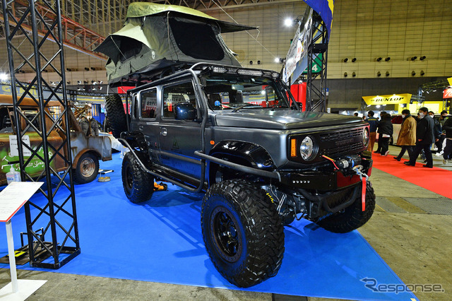 NATS自動車大学校の学生が制作した5ドアのジムニー『NATS JIMNY kimun kamy』（東京オートサロン2022）