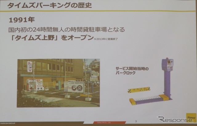タイムズは1991年から無人精算システムを導入