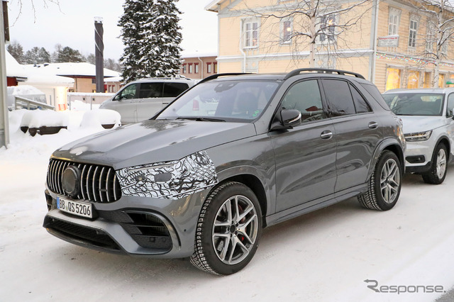 メルセデスAMG GLE 63 プロトタイプ(スクープ写真)