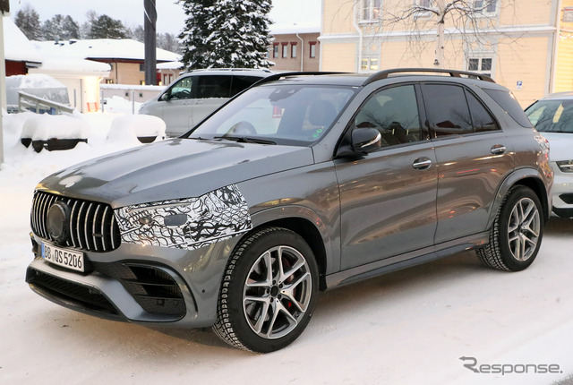 メルセデスAMG GLE 63 プロトタイプ（スクープ写真）