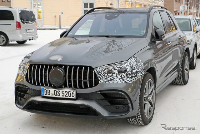 メルセデスAMG GLE 63 プロトタイプ(スクープ写真)