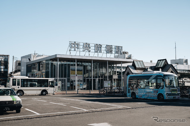 上毛電気鉄道の中央前橋駅