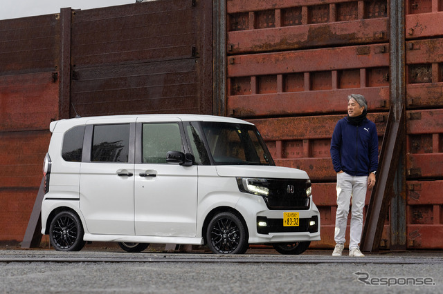 Honda N-BOX Custom STYLE+ BLACKと九島辰也氏