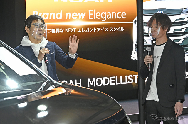 モータージャーナリスト 五味 康隆氏(左)/ トヨタカスタマイジング&ディベロップメント 企画担当者 芝田 圭祐氏(右)