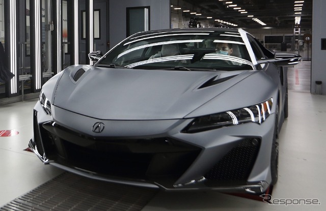 米国オハイオ州の「パフォーマンス・マニュファクチャリング・センター(PMC)」で生産が開始されたアキュラ NSX タイプS