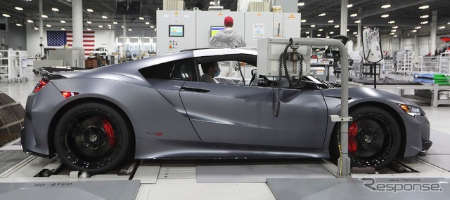 米国オハイオ州の「パフォーマンス・マニュファクチャリング・センター(PMC)」で生産が開始されたアキュラ NSX タイプS