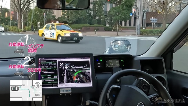 直進車や歩行者の状況をシステムが判断して交差点を安全かつスムーズに通過できる