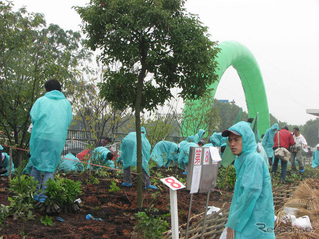 横浜ゴム、中国のタイヤ生産拠点で植樹祭を開催