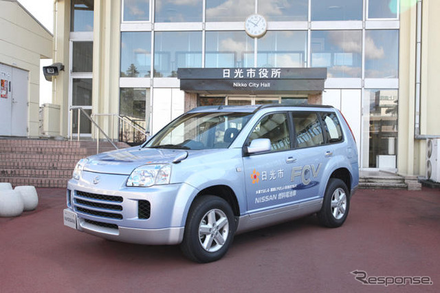 日産、日光市に燃料電池車を納車