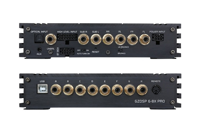 「プロセッサー」の一例(グラウンドゼロ・GZDSP 6-8X PRO)。