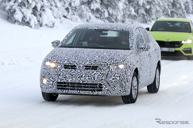VW ヴィルタス プロトタイプ(スクープ写真)