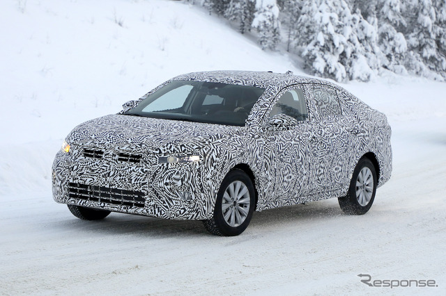 VW ヴィルタス プロトタイプ(スクープ写真)