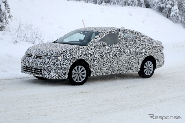 VW ヴィルタス プロトタイプ(スクープ写真)
