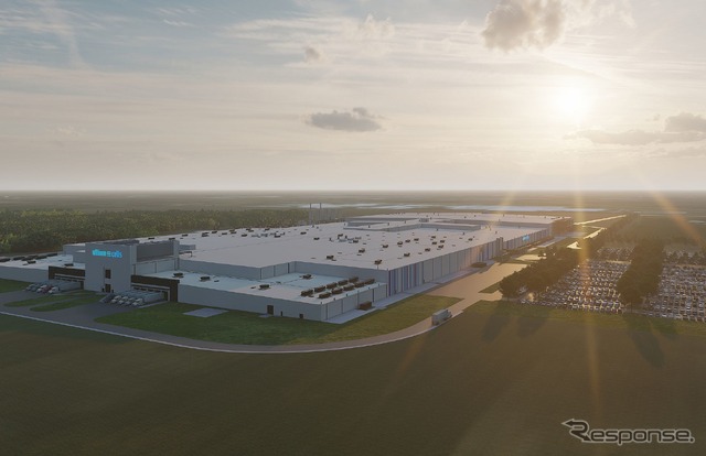 GMが米国ミシガン州に建設する新たなバッテリー工場の完成予想イメージ