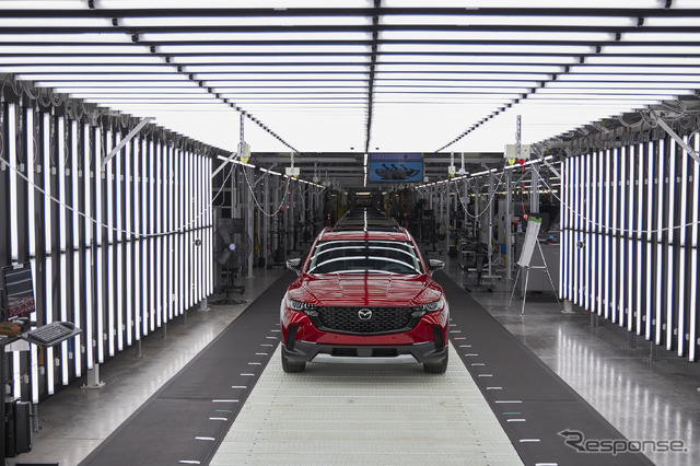 マツダ、米アラバマの新工場でCX-50の生産開始
