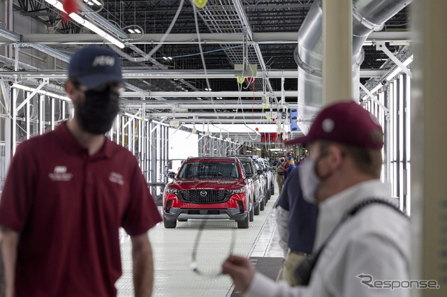 マツダ、米アラバマの新工場でCX-50の生産開始