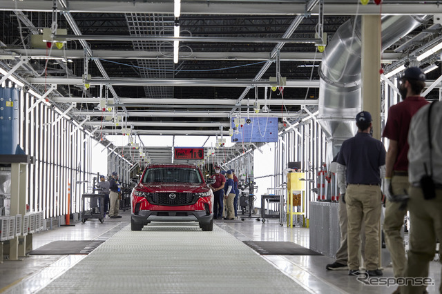 マツダ、米アラバマの新工場でCX-50の生産開始