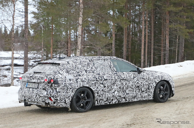 アウディ A4アバント 次期型プロトタイプ(スクープ写真)