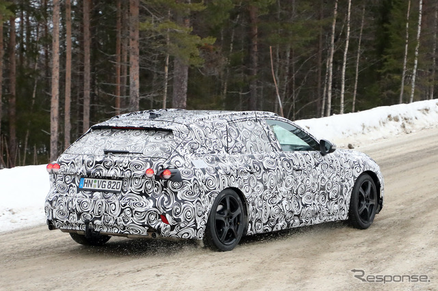 アウディ A4アバント 次期型プロトタイプ(スクープ写真)