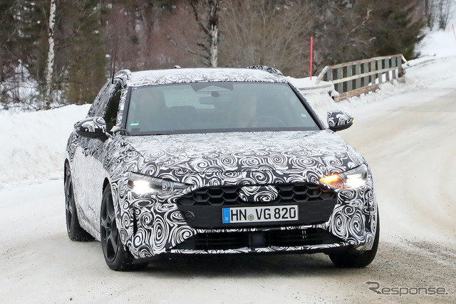 アウディ A4アバント 次期型プロトタイプ(スクープ写真)