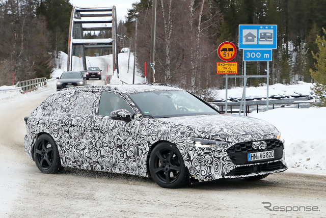 アウディ A4アバント 次期型プロトタイプ(スクープ写真)
