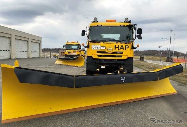 運転支援ガイダンスシステムを搭載する除雪作業車