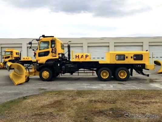 運転支援ガイダンスシステムを搭載する除雪作業車