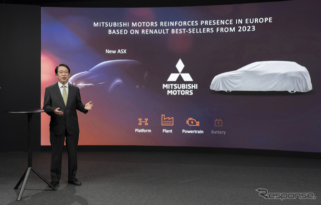 ルノーの最量販車種をベースに三菱の新型『ASX』ともう1車種が登場する