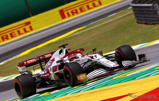 #7 キミ・ライコネン(2021年シーズンのF1=当時アルファロメオ)。