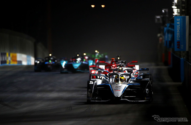 #5 バンドーン(メルセデス)は“ポール・トゥ・2位”という結果に。