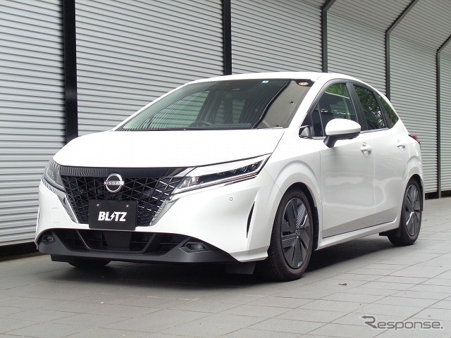 日産ノート：「DAMPER ZZ-R」装着車