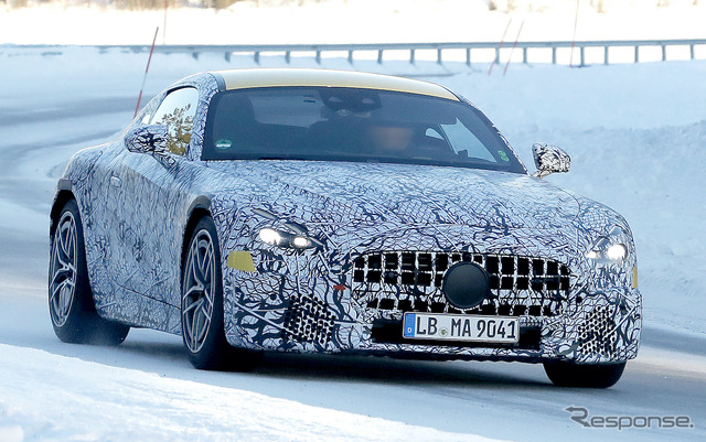 メルセデス AMG GTクーペ 次期型プロトタイプ(スクープ写真)