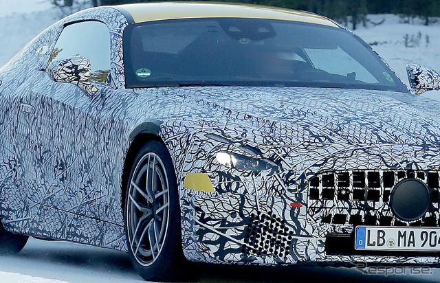 メルセデス AMG GTクーペ 次期型プロトタイプ(スクープ写真)