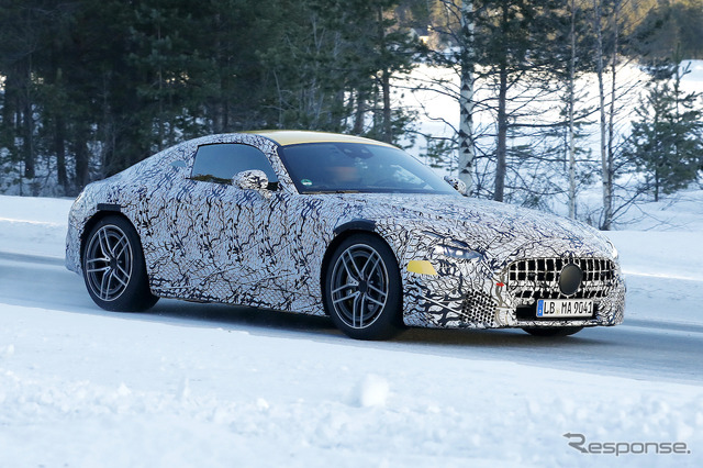 メルセデス AMG GTクーペ 次期型プロトタイプ(スクープ写真)
